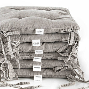 etérea Stuhlkissen Sitzkisten Denim-Optik Hilda 40x40 cm