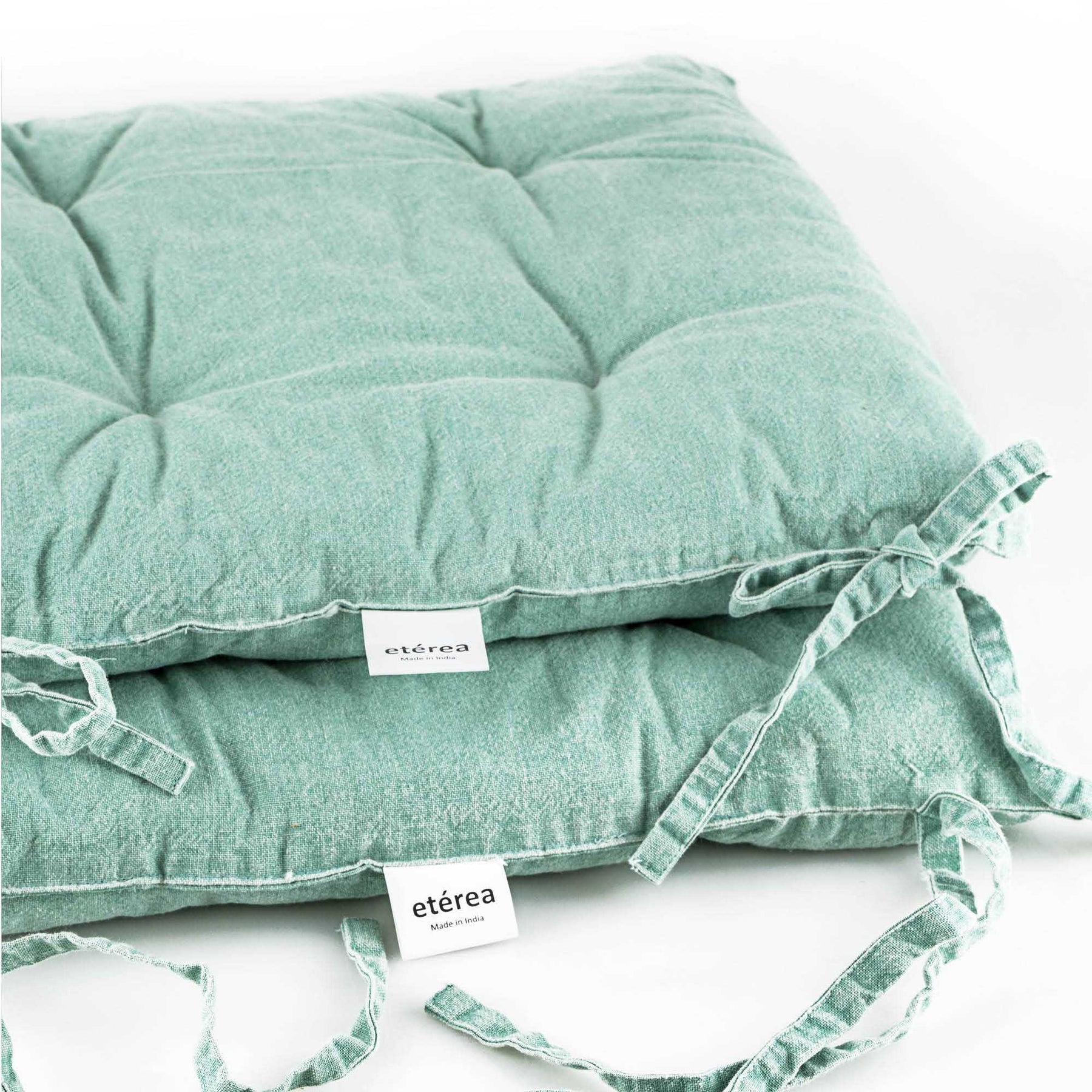 etérea Stuhlkissen Sitzkisten Denim-Optik Hilda 40x40 cm