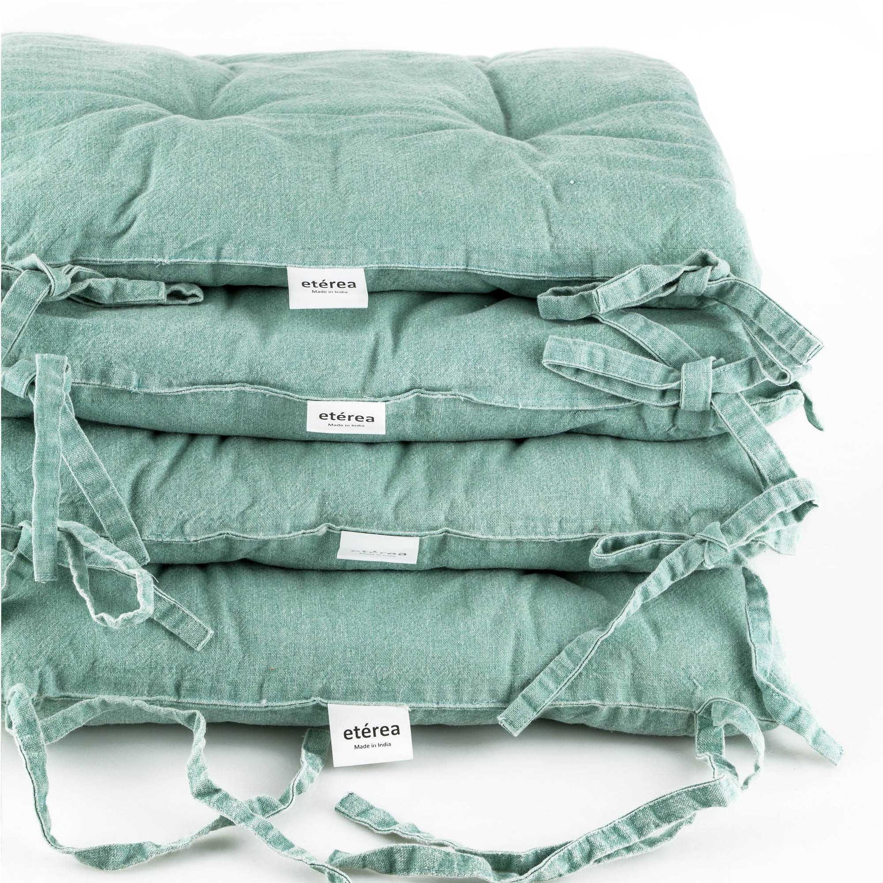 etérea Stuhlkissen Sitzkisten Denim-Optik Hilda 40x40 cm