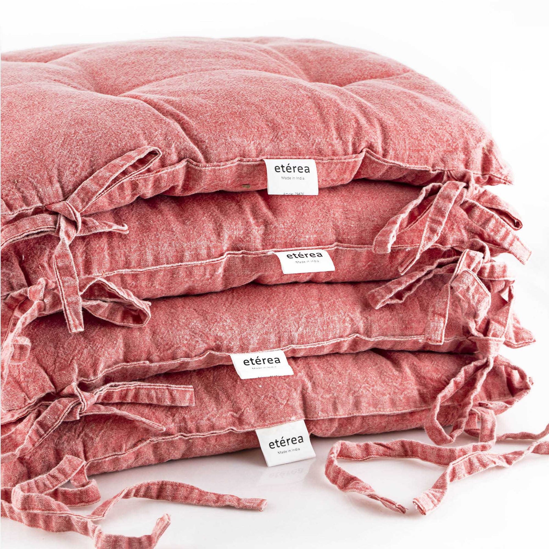 etérea Stuhlkissen Sitzkisten Denim-Optik Hilda 40x40 cm