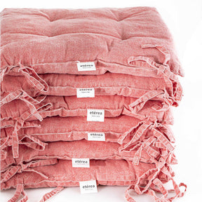 etérea Stuhlkissen Sitzkisten Denim-Optik Hilda 40x40 cm