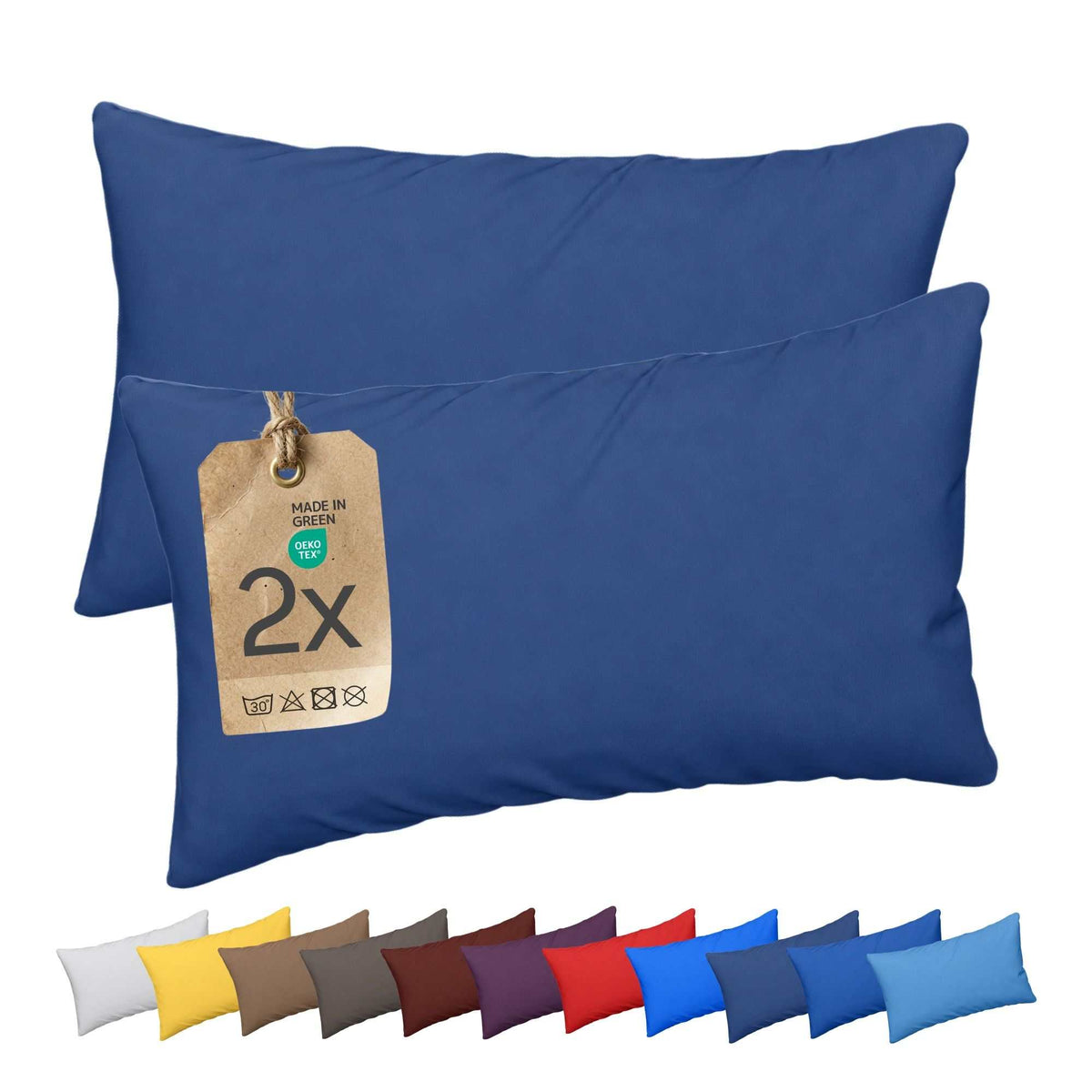 etérea Comfort Jersey Kissenbezug Doppelpack