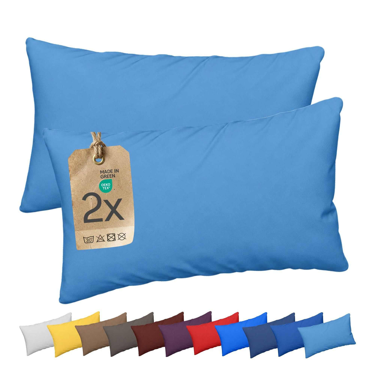 etérea Comfort Jersey Kissenbezug Doppelpack