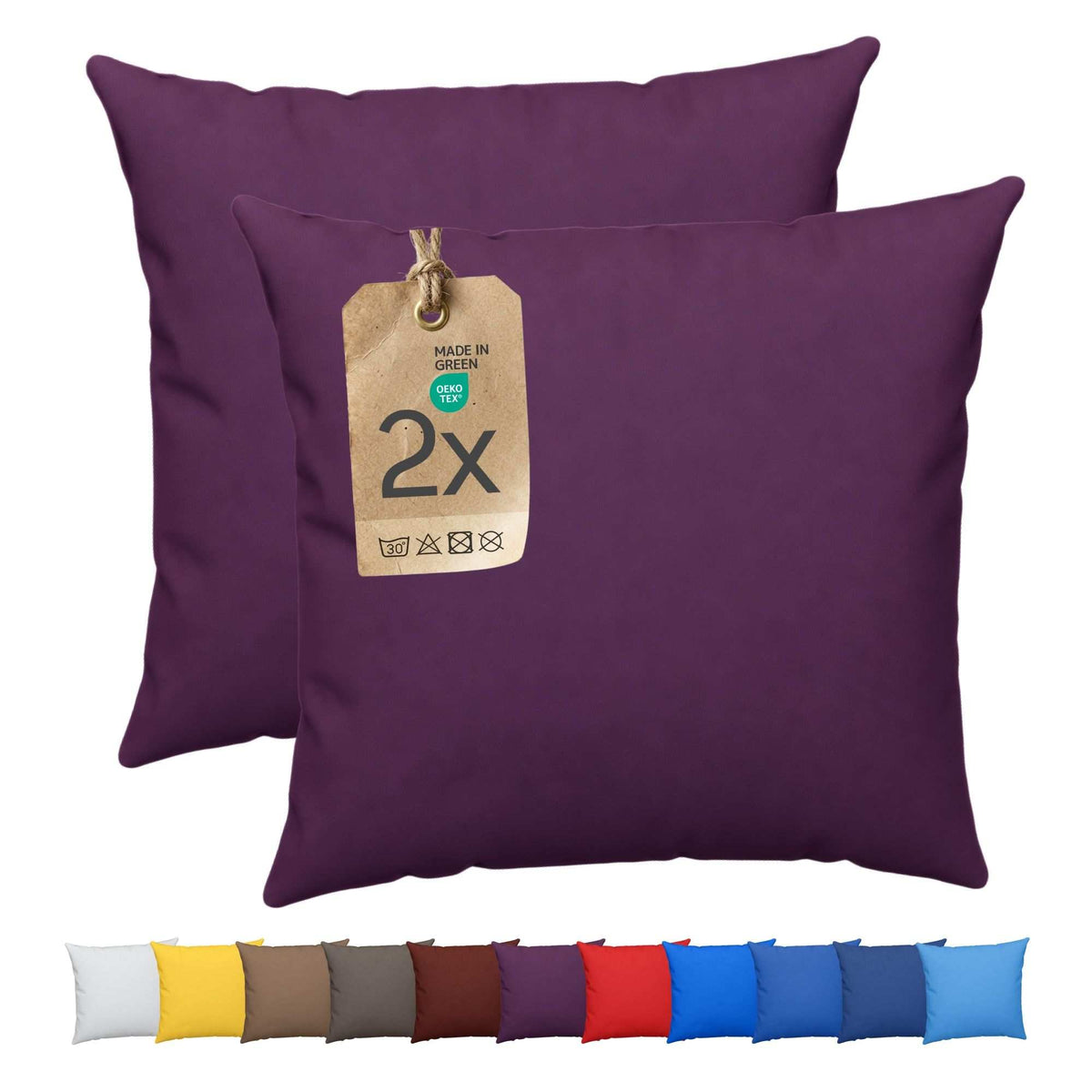 etérea Comfort Jersey Kissenbezug Doppelpack