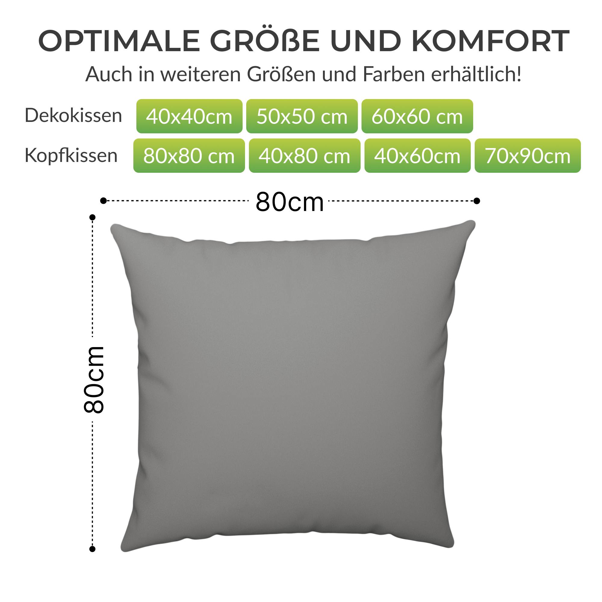 etérea Premium Jersey Kissenbezug – weich, langlebig & bügelfrei