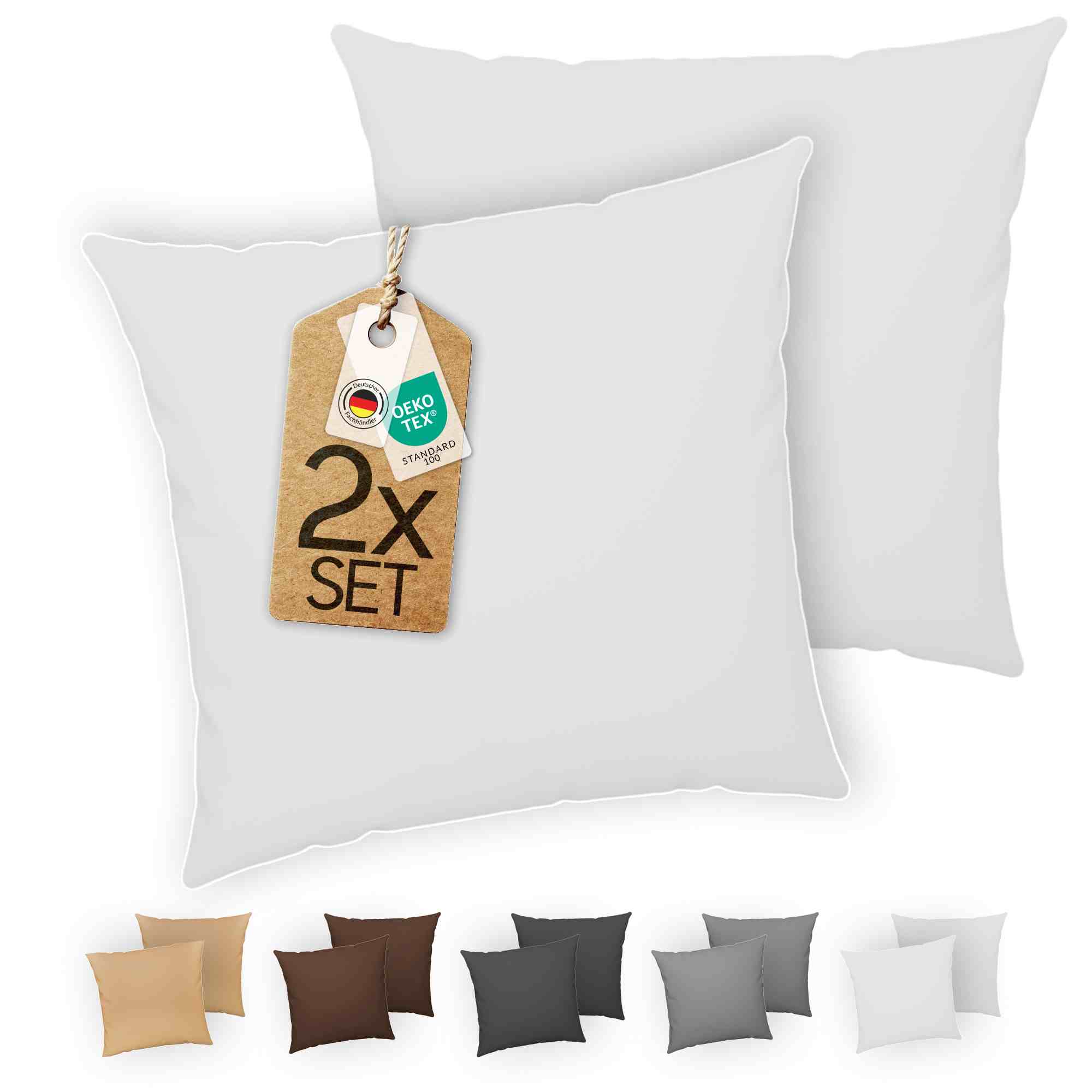 etérea Premium Jersey Kissenbezug – weich, langlebig & bügelfrei