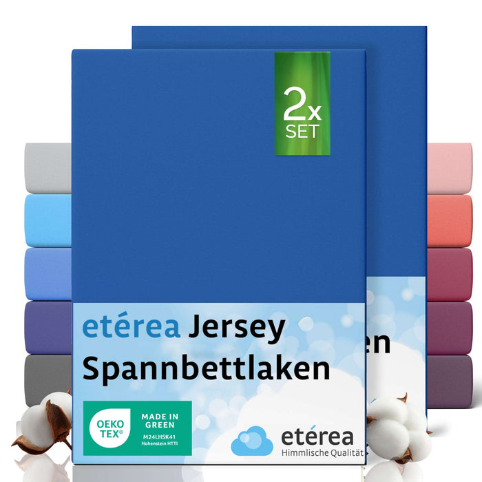 etérea Comfort Jersey 2er Set #farbe_blau