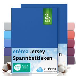 etérea Comfort Jersey Kinder Spannbettlaken Doppelpack