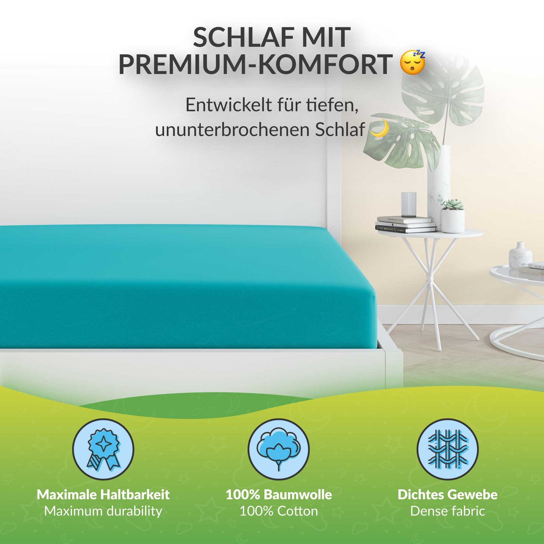 etérea Comfort Jersey Kinder Spannbettlaken Doppelpack