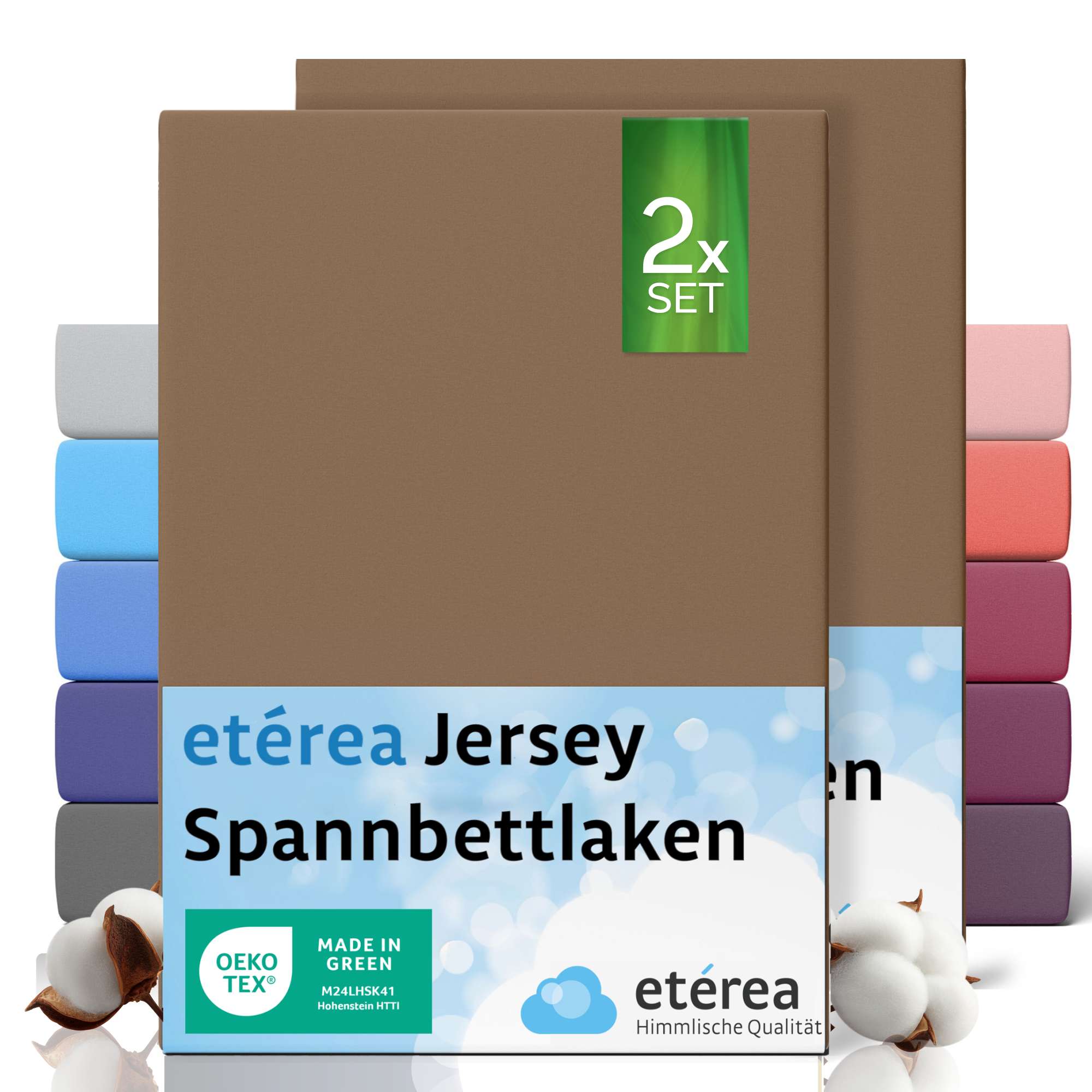 etérea Comfort Jersey 2er Set #farbe_stucco
