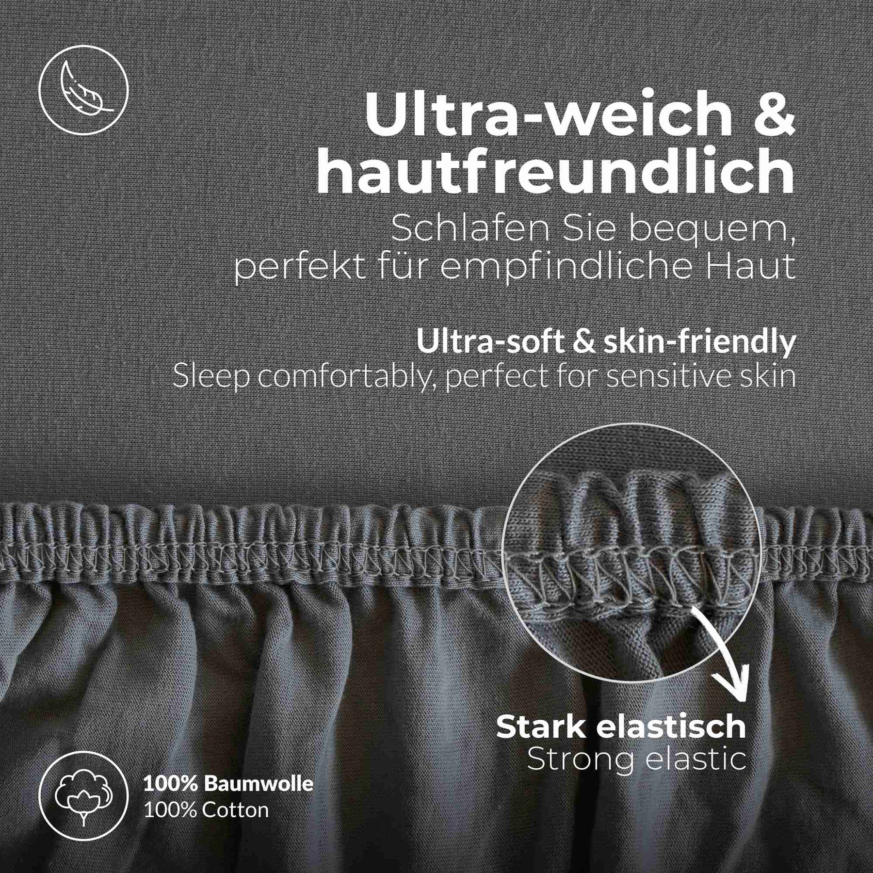 etérea Comfort Jersey Topper Spannbettlaken