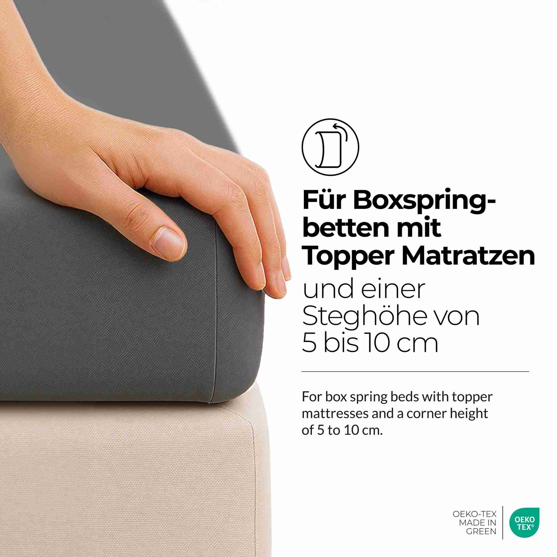 etérea Comfort Jersey Topper Spannbettlaken