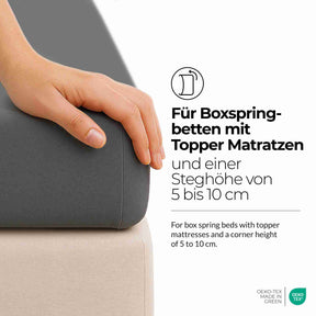 etérea Comfort Jersey Topper Spannbettlaken