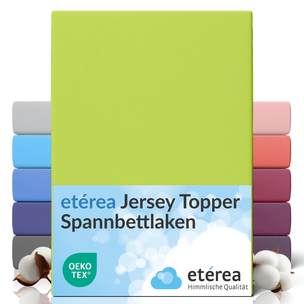 etérea Comfort Jersey Topper Spannbettlaken - 200x220 cm