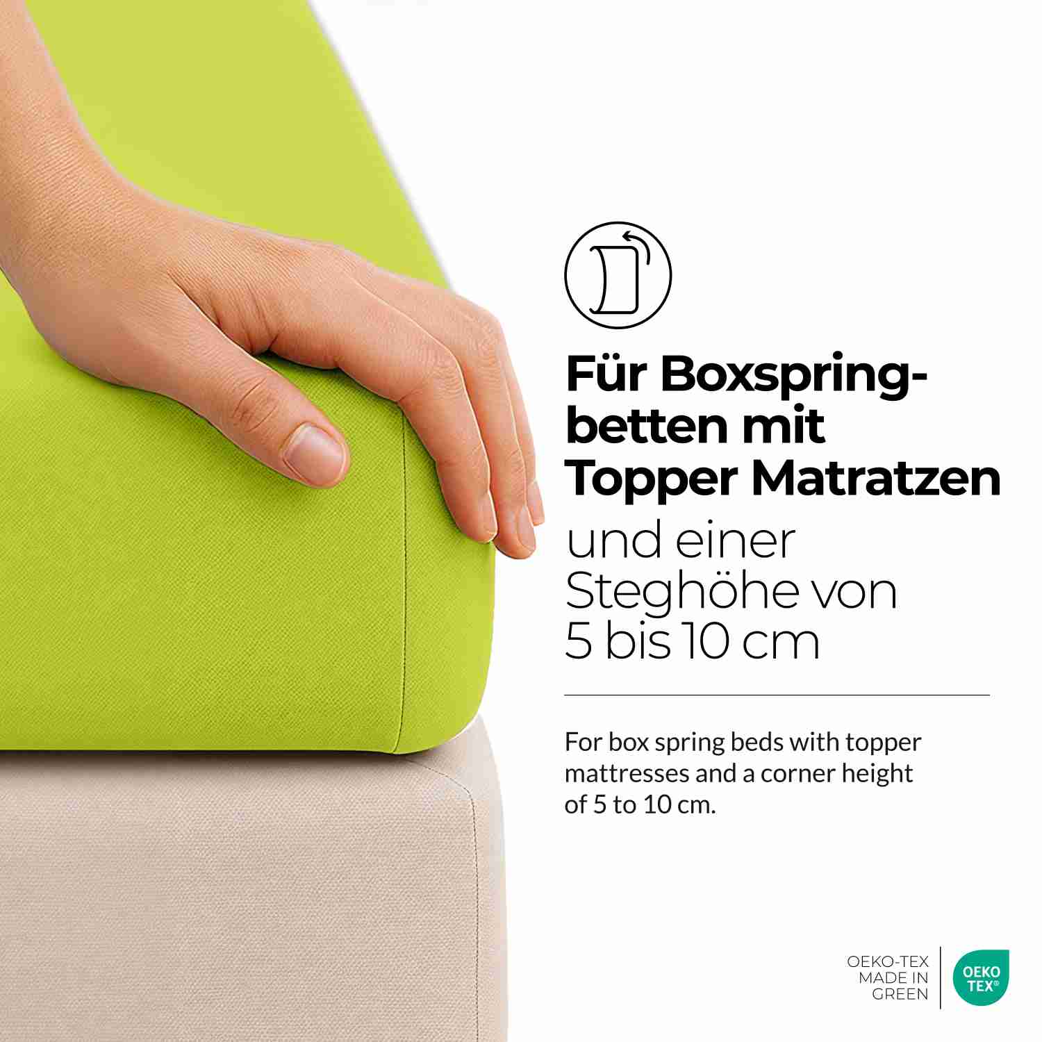 etérea Comfort Jersey Topper Spannbettlaken