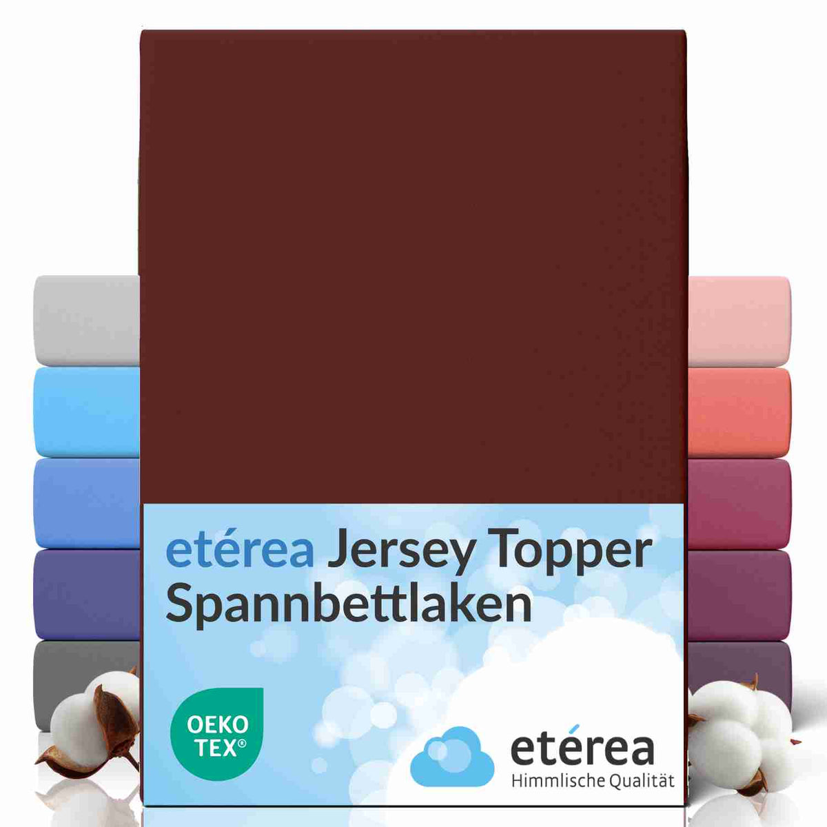 etérea Comfort Jersey Topper #farbe_bordeaux