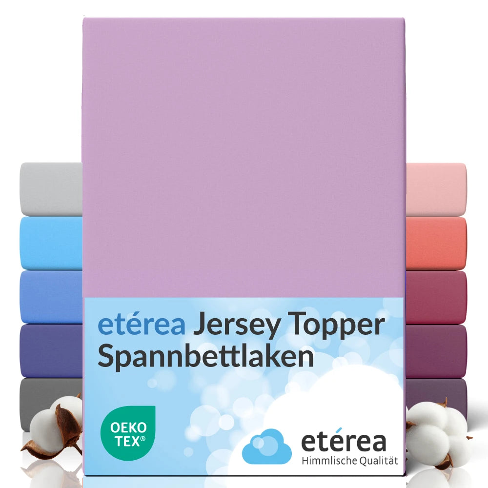 etérea Comfort Jersey Topper Spannbettlaken - 200x220 cm