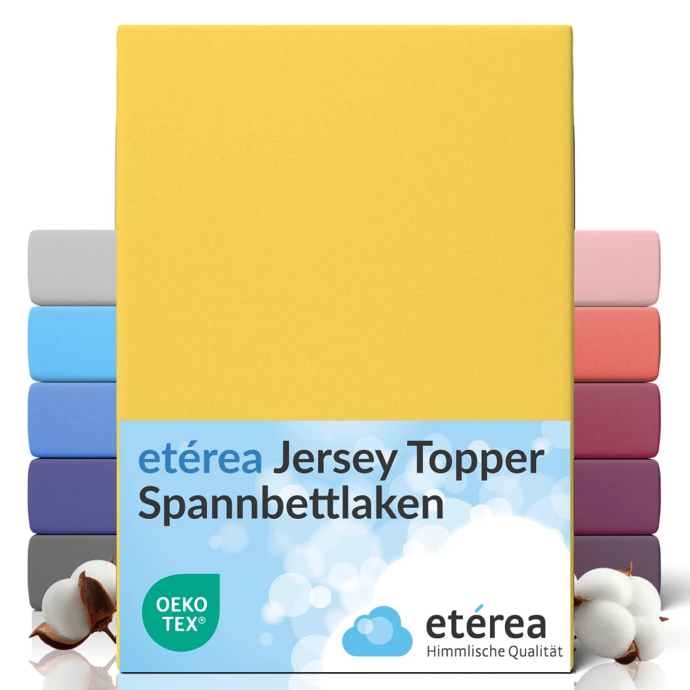 etérea Comfort Jersey Topper Spannbettlaken - 200x220 cm
