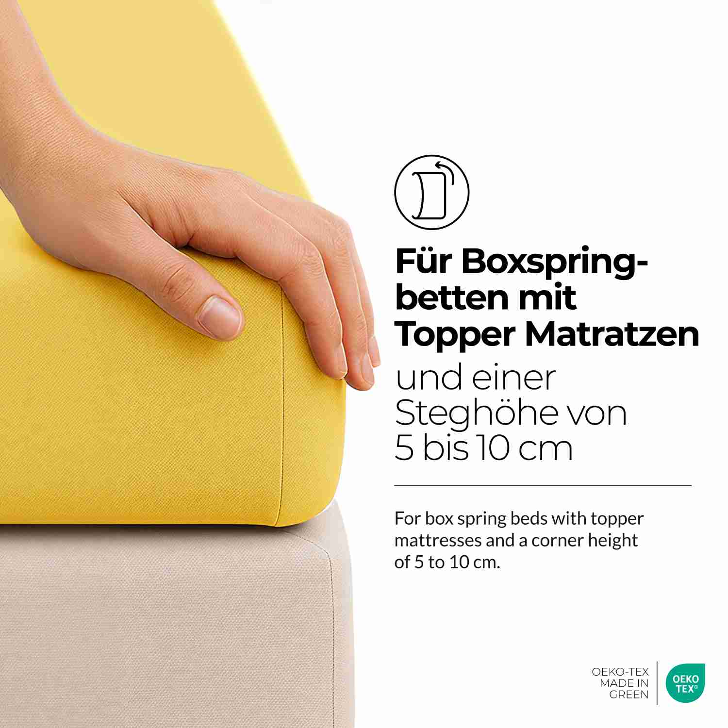 etérea Comfort Jersey Topper Spannbettlaken