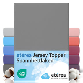etérea Comfort Jersey Topper Spannbettlaken - 200x220 cm