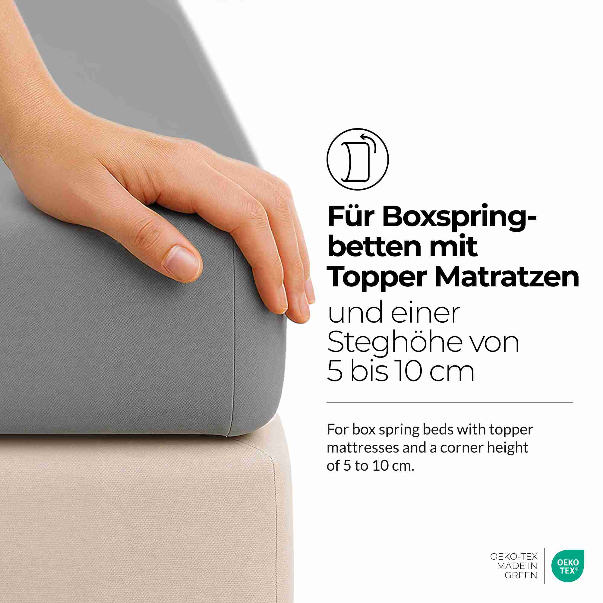 etérea Comfort Jersey Topper Spannbettlaken