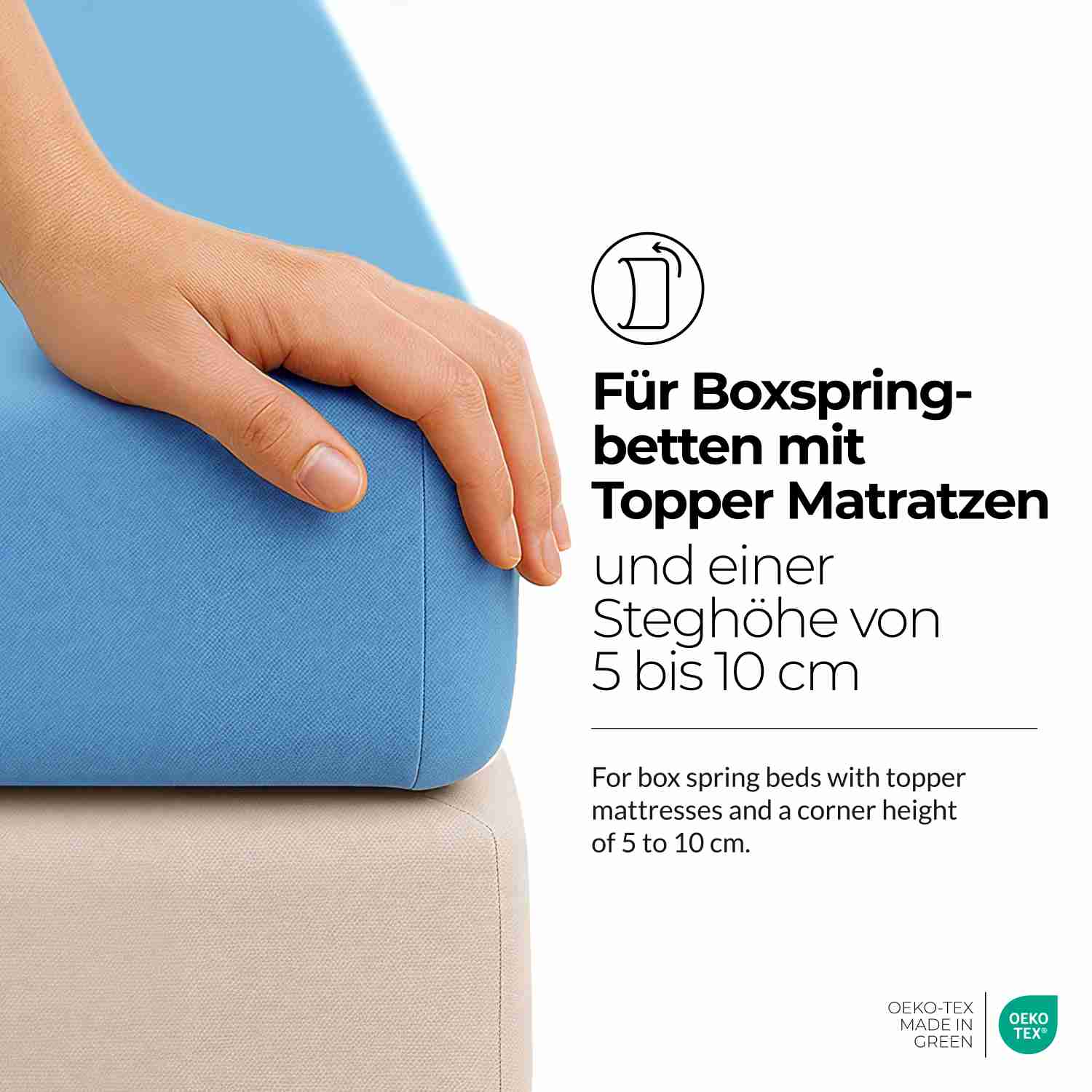 etérea Comfort Jersey Topper Spannbettlaken