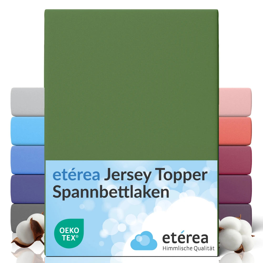etérea Comfort Jersey Topper Spannbettlaken - 90x200 - 200x200 cm