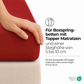 etérea Comfort Jersey Topper Spannbettlaken
