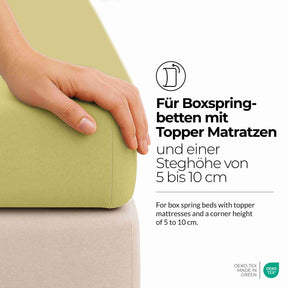 etérea Comfort Jersey Topper Spannbettlaken
