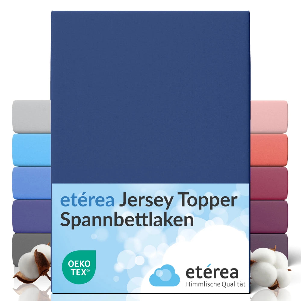 etérea Comfort Jersey Topper Spannbettlaken - 200x220 cm