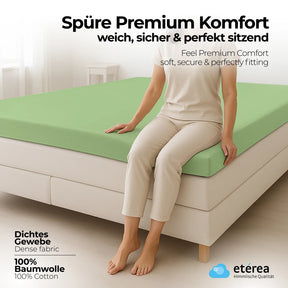 etérea Comfort Jersey Topper Spannbettlaken - 200x220 cm