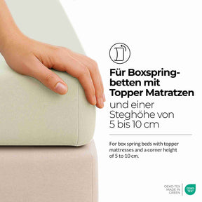 etérea Comfort Jersey Topper Spannbettlaken
