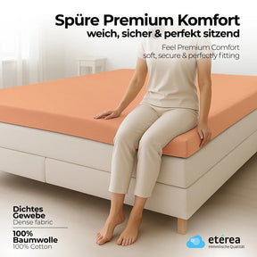 etérea Comfort Jersey Topper Spannbettlaken - 200x220 cm