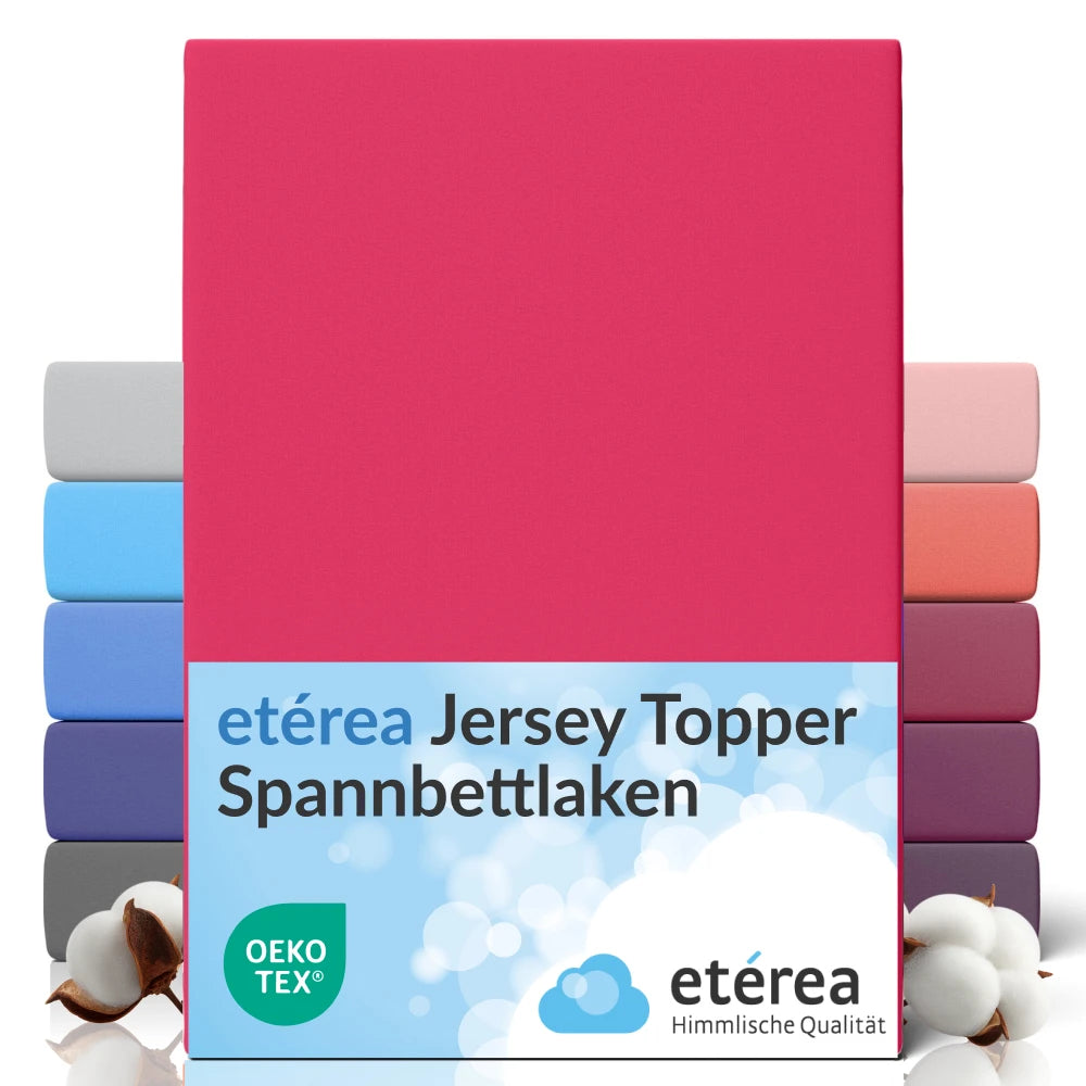 etérea Comfort Jersey Topper Spannbettlaken - 200x220 cm