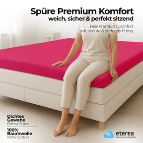 etérea Comfort Jersey Topper Spannbettlaken - 200x220 cm