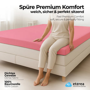 etérea Comfort Jersey Topper Spannbettlaken - 200x220 cm