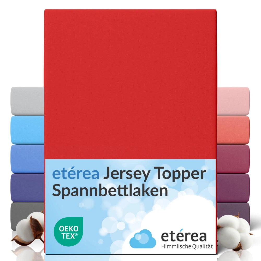 etérea Comfort Jersey Topper Spannbettlaken - 200x220 cm
