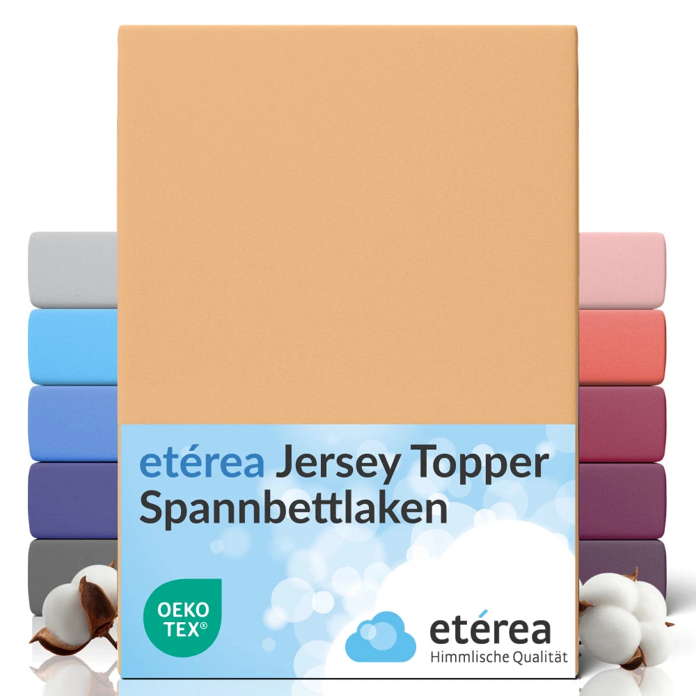 etérea Comfort Jersey Topper Spannbettlaken - 200x220 cm