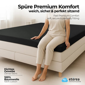 etérea Comfort Jersey Topper Spannbettlaken - 200x220 cm