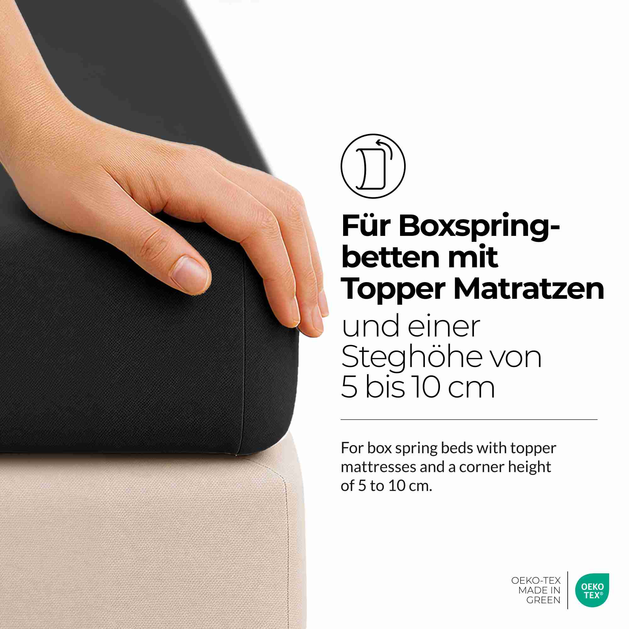 etérea Comfort Jersey Topper Spannbettlaken