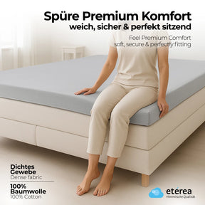 etérea Comfort Jersey Topper Spannbettlaken - 200x220 cm
