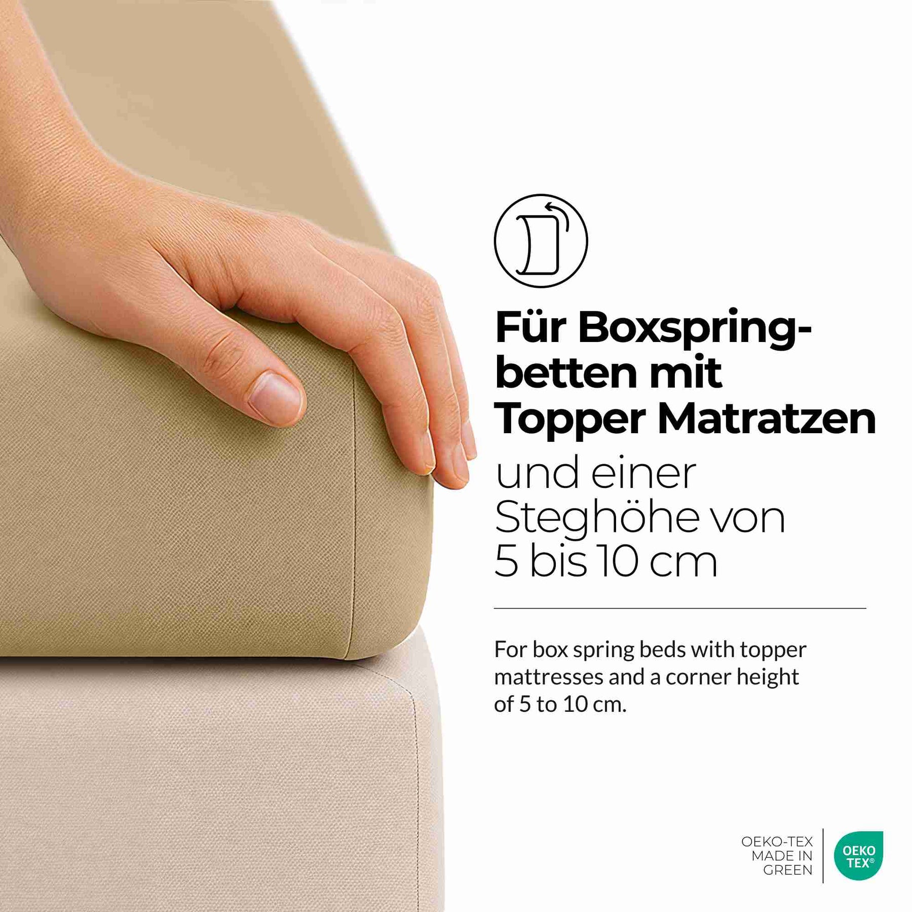 etérea Comfort Jersey Topper Spannbettlaken