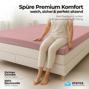 etérea Comfort Jersey Topper Spannbettlaken - 200x220 cm