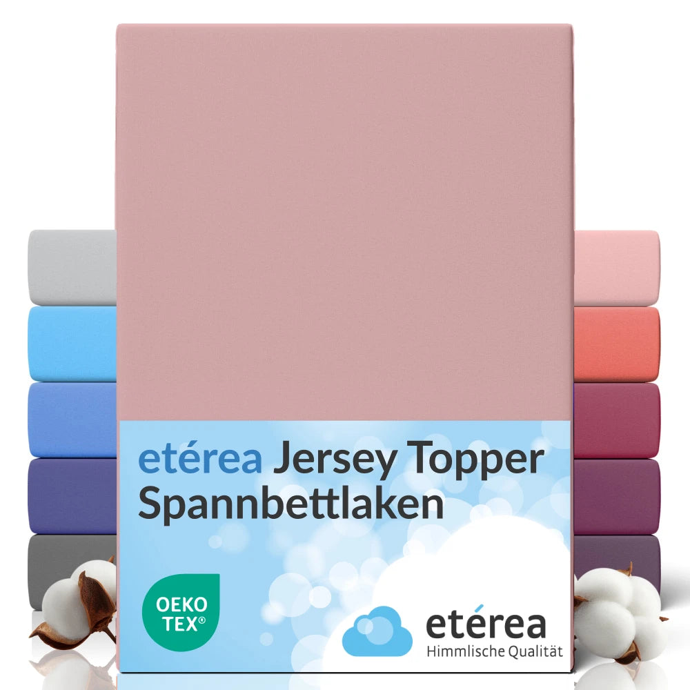 etérea Comfort Jersey Topper Spannbettlaken - 200x220 cm