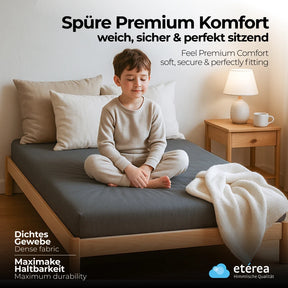 etérea Comfort Jersey Spannbettlaken 80x160 - 80x180 cm