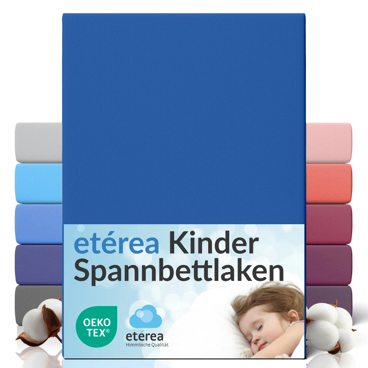 etérea Comfort Jersey Spannbettlaken 80x160 - 80x180 cm