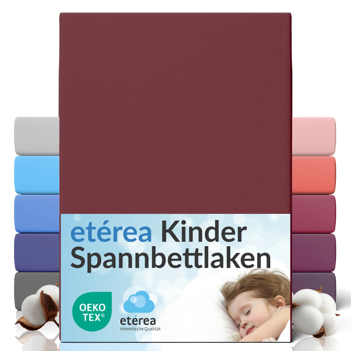 etérea Comfort Jersey Spannbettlaken 80x160 - 80x180 cm