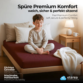 etérea Comfort Jersey Spannbettlaken 80x160 - 80x180 cm