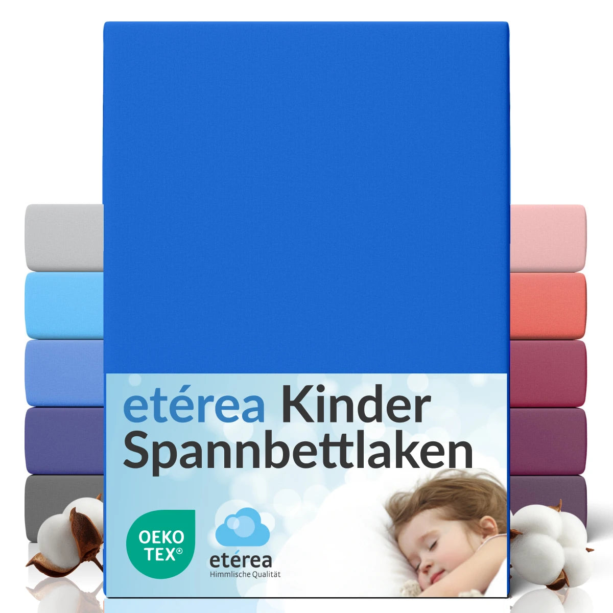 etérea Comfort Jersey Spannbettlaken 80x160 - 80x180 cm