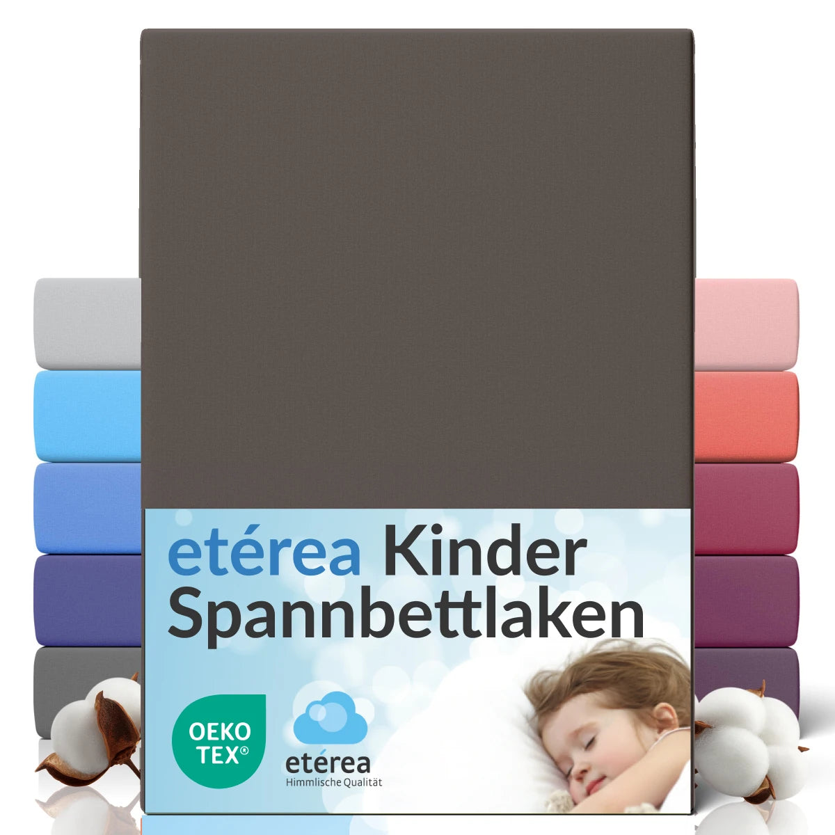 etérea Comfort Jersey Spannbettlaken 80x160 - 80x180 cm